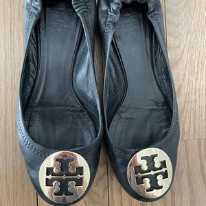 Black Tory Burch Ballet Flats